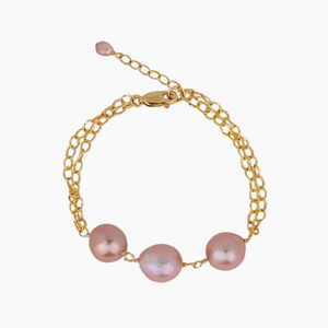 Ariel Pink Edison Pearl Bracelet