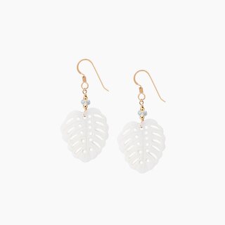 Monstera Aquamarine Earring