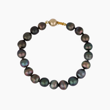 Load image into Gallery viewer, Tahitian Knotted Pearl Bracelet