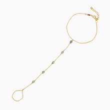 画像をギャラリービューアに読み込む, Akoya Keshi Pearl Hand Chain Bracelet