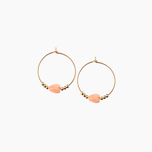Bloom Pink Pikake Earring
