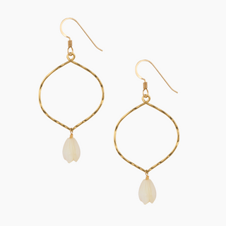Lotus Pikake Earrings