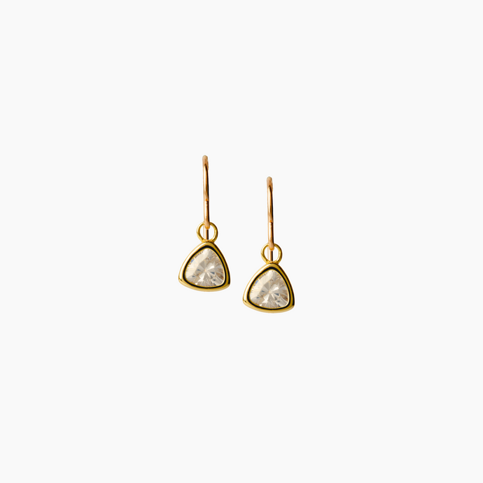 Trillion Drop Earrings
