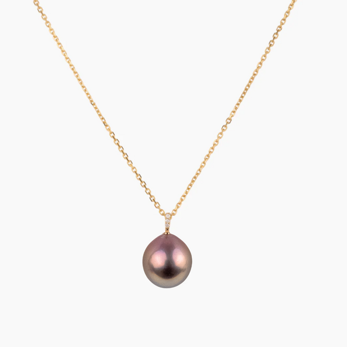 Liliah Diamond Pearl Necklace