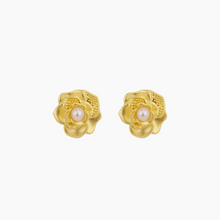 Load image into Gallery viewer, Rose Pearl Studs