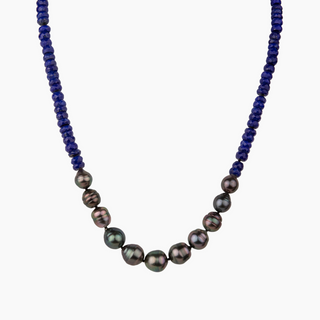 Mana Lapis Tahitian Pearl Necklace
