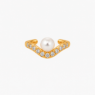 White Pearl Ear Cuff