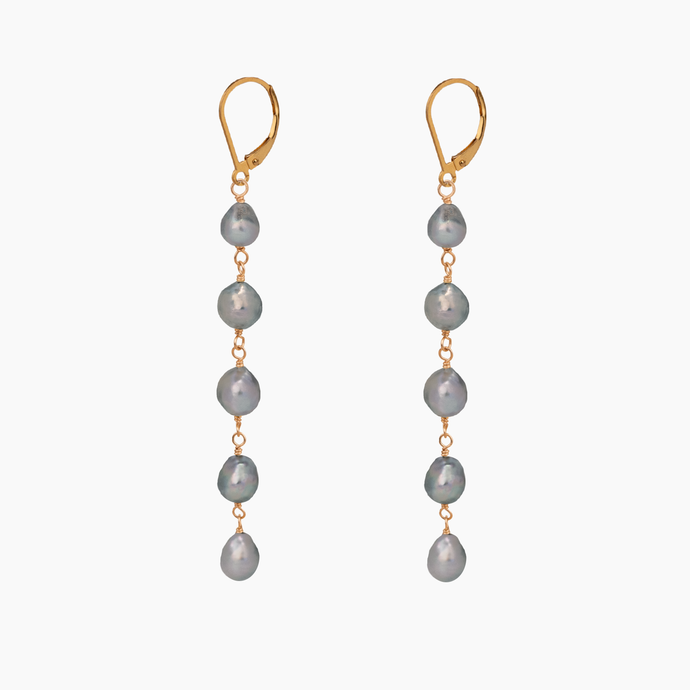 Elima Akoya Keshi Pearl Earrings