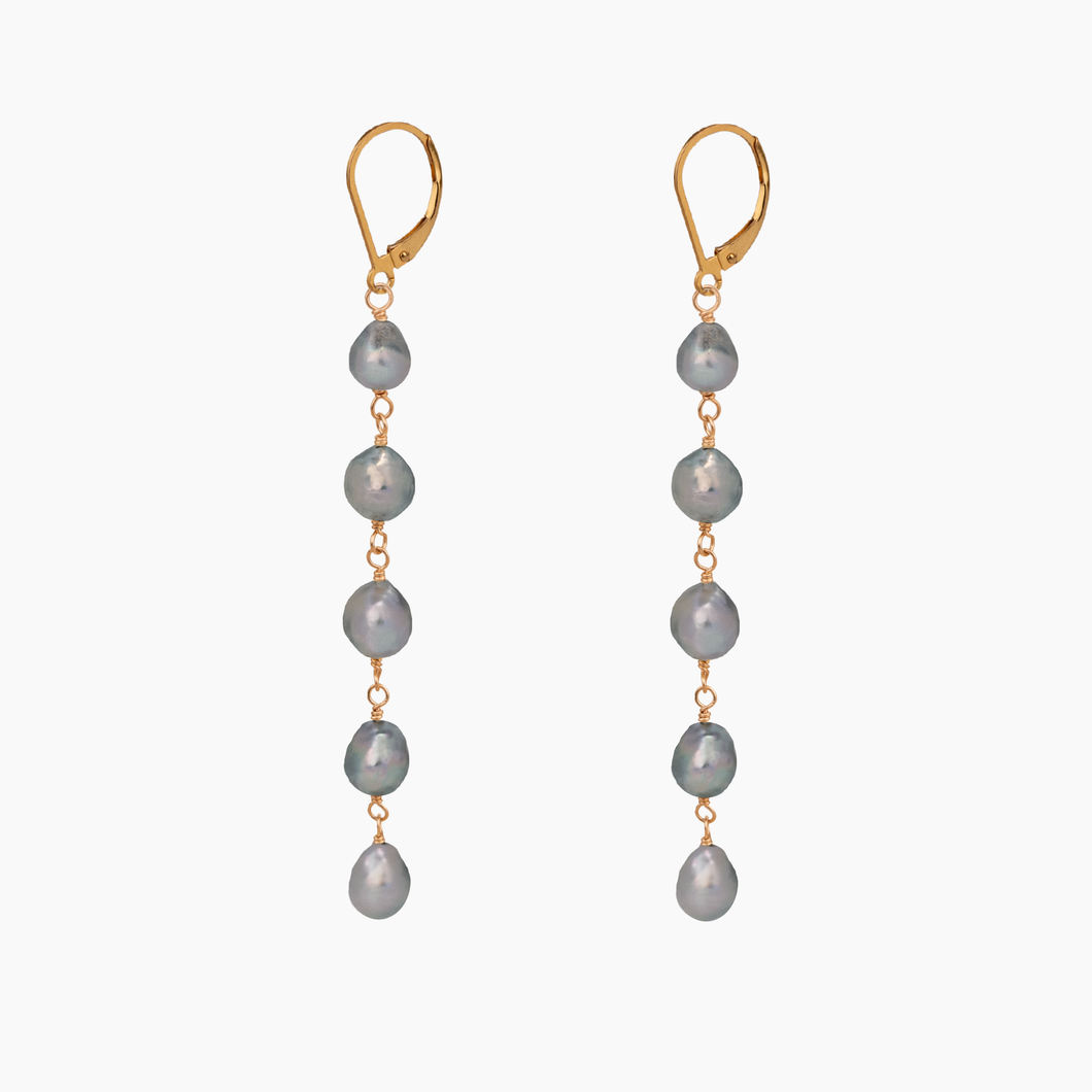 Elima Akoya Keshi Pearl Earrings