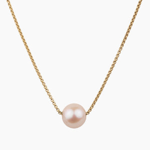 Allison Floating White Pearl Necklace