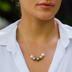 Aquarius Bali Pearl Necklace