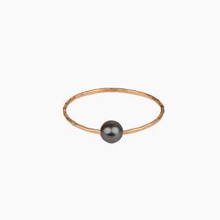 baby tahitian pearl bangle in gold made in Hawaii