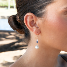 Load image into Gallery viewer, Peyton White Pearl Earrings