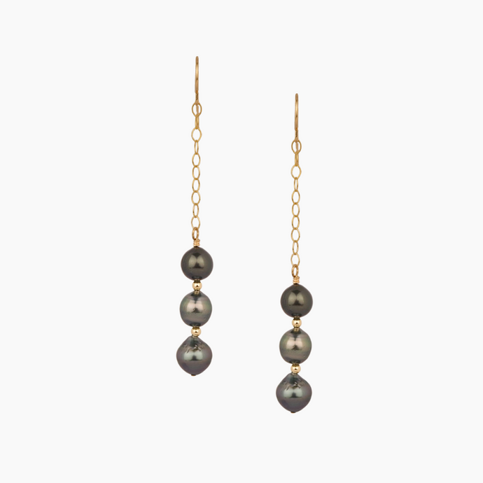 Caroline Tahitian Pearl Earring