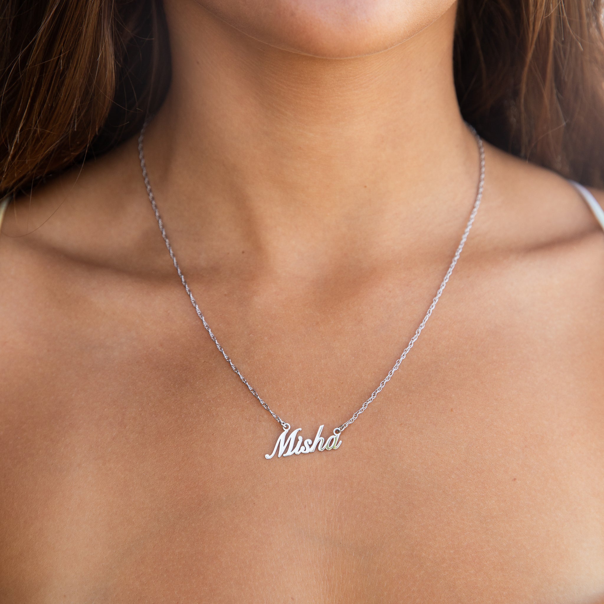 Custom Name Necklace – MishaHawaii