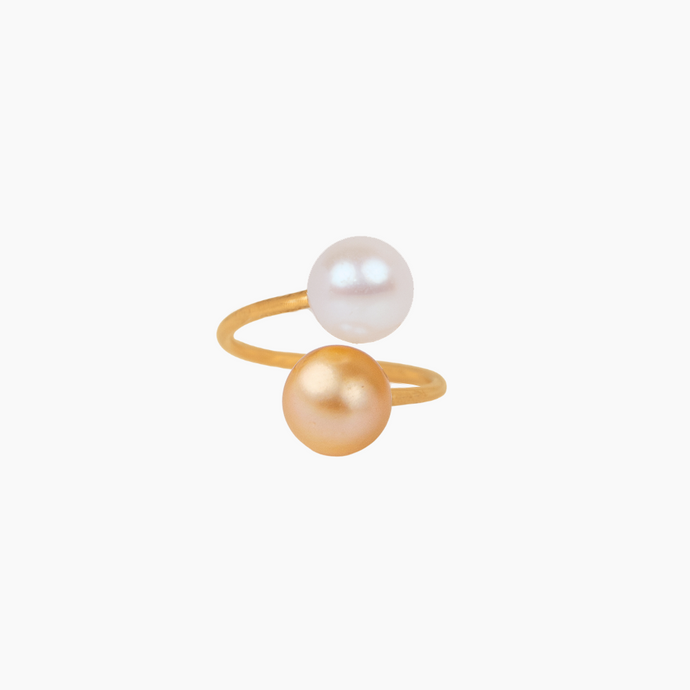 Cypress Golden South Sea Pearl Ring