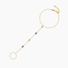 画像をギャラリービューアに読み込む, Tahitian Keshi Pearl Hand Chain Bracelet