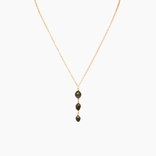 Load image into Gallery viewer, Tahitian black pearl necklace handcrafted in Hawaii