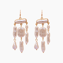 画像をギャラリービューアに読み込む, ボンブーチャ タヒチアンパール ドロップイヤリング