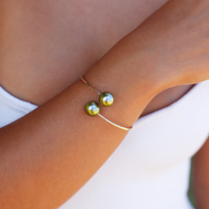 Pistachio Pearl Cuff