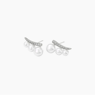 Gemma Pearl Earring Climber