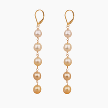 Load image into Gallery viewer, Ombré Elima Golden South Sea Pearl Earring
