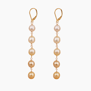 Ombré Elima Golden South Sea Pearl Earring