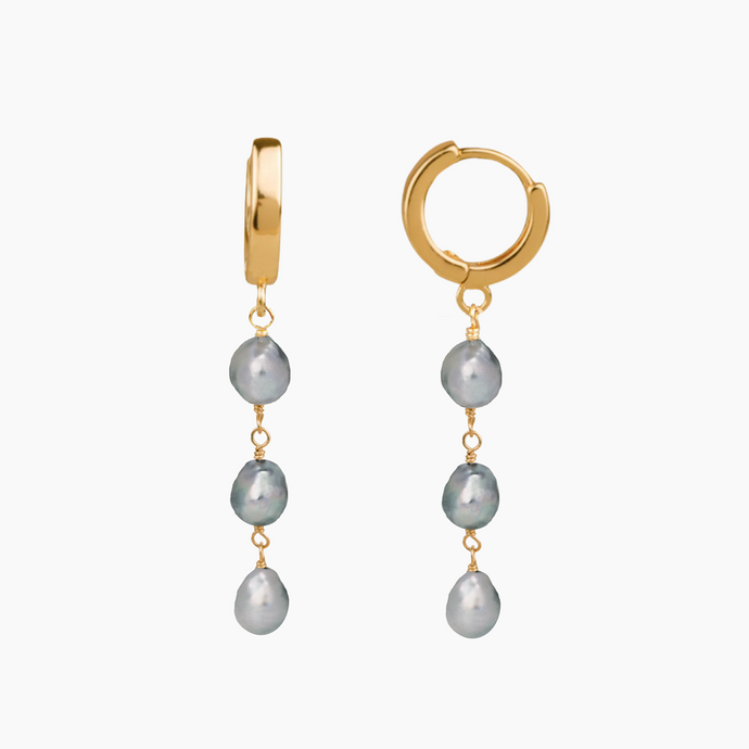Itsuki Akoya Keshi Pearl Earrings