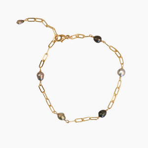 Kamala Ombre Keshi Tahitian Pearl Bracelet