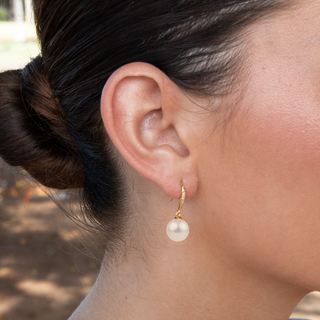 Leilani White Pearl Earring