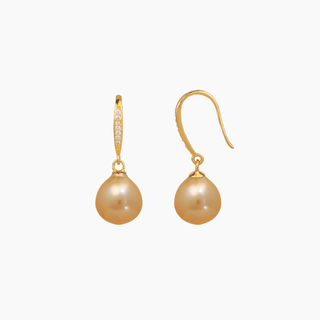 Leilani Golden Pearl Drop Earring