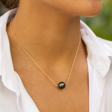 Load image into Gallery viewer, Mama Tahitian Pearl Bar Necklace