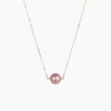 Load image into Gallery viewer, Mama Pink Edison Pearl Bar Necklace