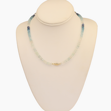 Load image into Gallery viewer, Mana Ombre Aquamarine Tahitian Pearl Necklace