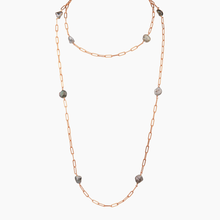 Load image into Gallery viewer, Michelle Tahitian Keshi Pearl Necklace