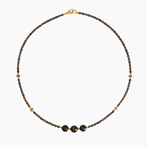 Crimson Peacock Tahitian Pearl Necklace