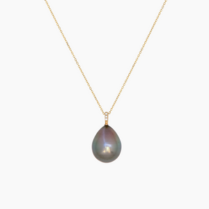 Seraphine Diamond Pearl Necklace