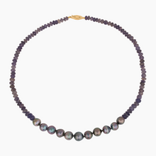 Load image into Gallery viewer, Mana Iolite Tahitian Pearl Necklace