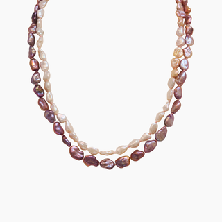 Ombré Pink Keshi Rope Strand