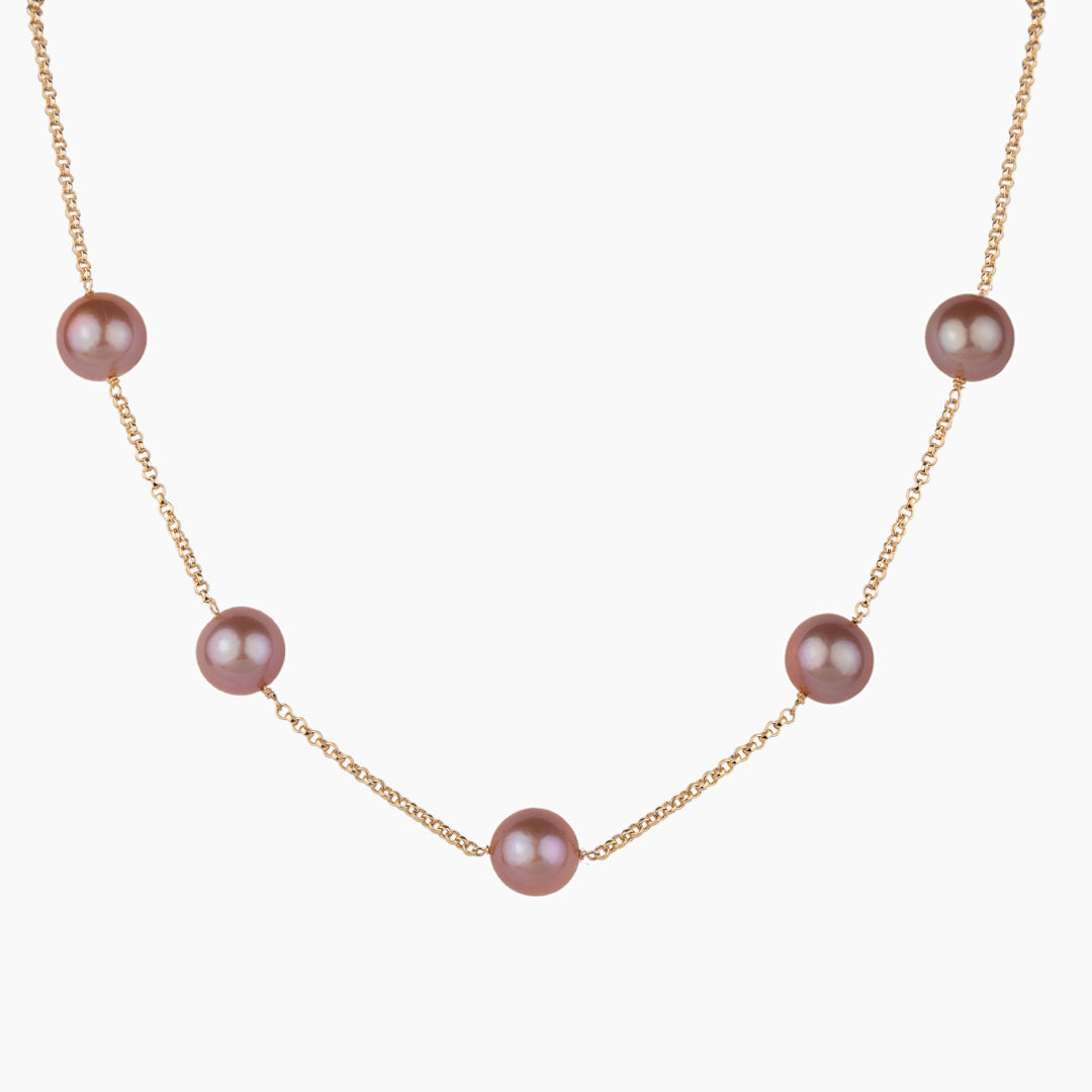 Patricia Pink Pearl Necklace