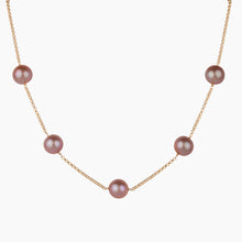Load image into Gallery viewer, Patricia Pink Pearl Necklace
