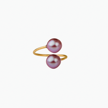 Load image into Gallery viewer, Pink Pearl Bypass Ring