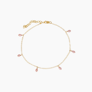 Pink Keshi Pearl Anklet