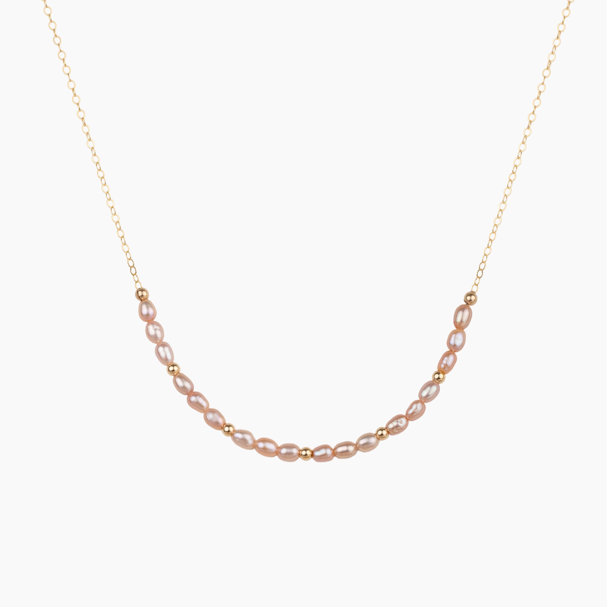 ARIA pink keshi pearl ブレスレット Maimoda Jewelry Keshi Pearl Strands