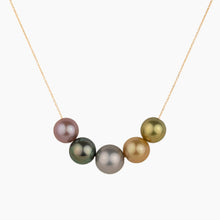 Load image into Gallery viewer, Rainbow Bali Pearl Necklace