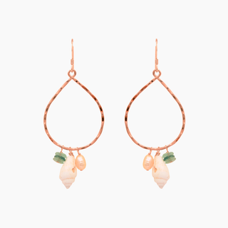 Rosewood Shell Earrings