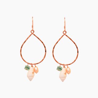 Rosewood Shell Earrings