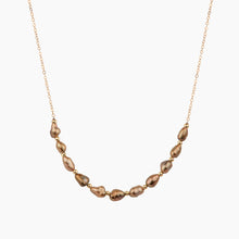 Load image into Gallery viewer, Ryan Chocolate Keshi Pearl Necklace