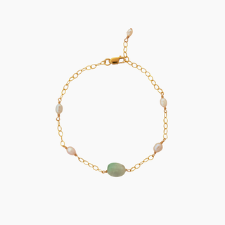 Golden Jade Keshi Pearl Bracelet