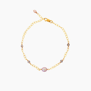 Sakura Pink Keshi Pearl Bracelet